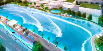 Sắp ra mắt đại đô thị 460ha với khu phức hợp bể bơi tạo sóng lớn nhất thế giới tại Văn Giang, Hưng Yên